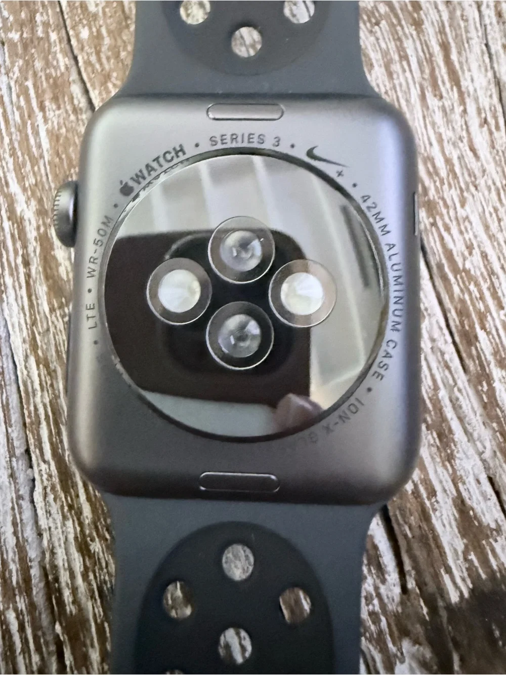 Apple black perforated